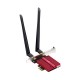 Cudy WE9300 network card Internal WLAN / Bluetooth 5765 Mbit/s Cudy WE9300 network card Internal WLAN / Bluetooth 5765 Mbit/s