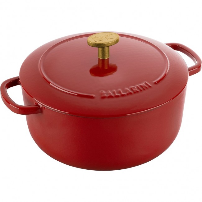 BALLARINI BELLAMONTE Cast iron pot round 2.6 ltr, red BALLARINI BELLAMONTE Cast iron pot round 2.6 ltr, red