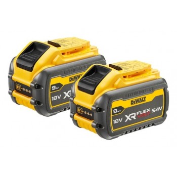 VACCUMULATOR.FLEXVOLT 18/54V 9.0/3.0AH DCB547 DEWALT 2PCS