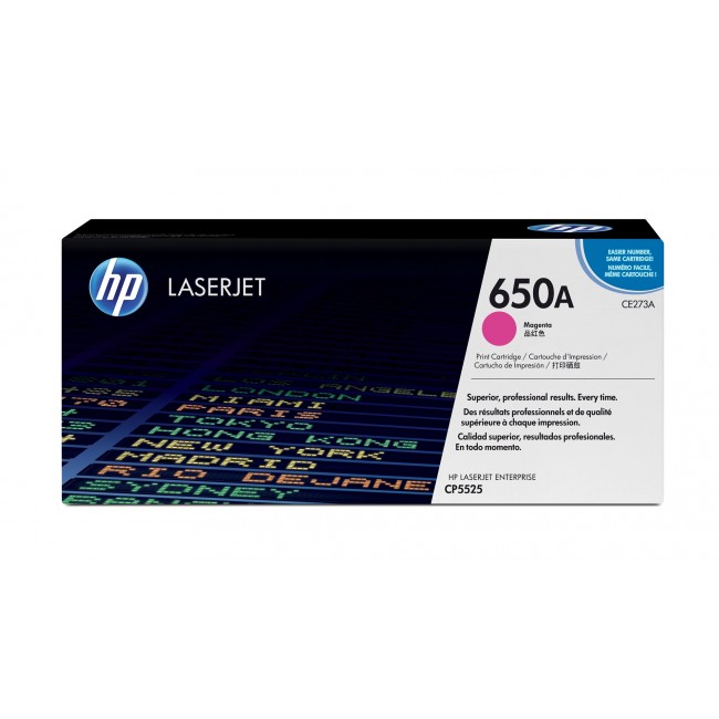 HP 650A Magenta Original LaserJet Toner Cartridge HP 650A Magenta Original LaserJet Toner Cartridge