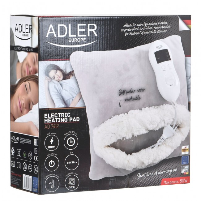 Adler AD 7412 electric heating pad 80 W Adler AD 7412 electric heating pad 80 W