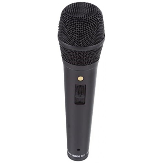 R DE M2 microphone Black Stage/performance microphone