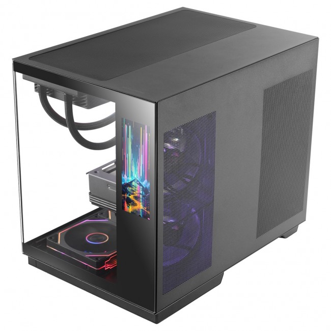 Mars Gaming MCMIRAGE computer case Midi Tower Black