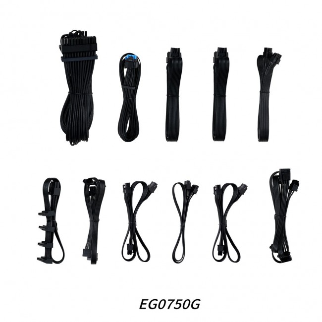 Power Supply Unit Lian Li EDGE EG750 80 PLUS Gold, PCIe 5.1, ATX 3.1 - 750 Watt, black Power Supply Unit Lian Li EDGE EG750 80 PLUS Gold, PCIe 5.1, ATX 3.1 - 750 Watt, black