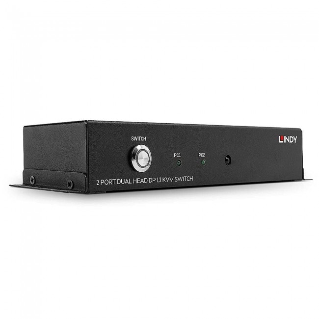 Lindy 2 Port Dual Head DisplayPort 1.2 KVM Switch Lindy 2 Port Dual Head DisplayPort 1.2 KVM Switch