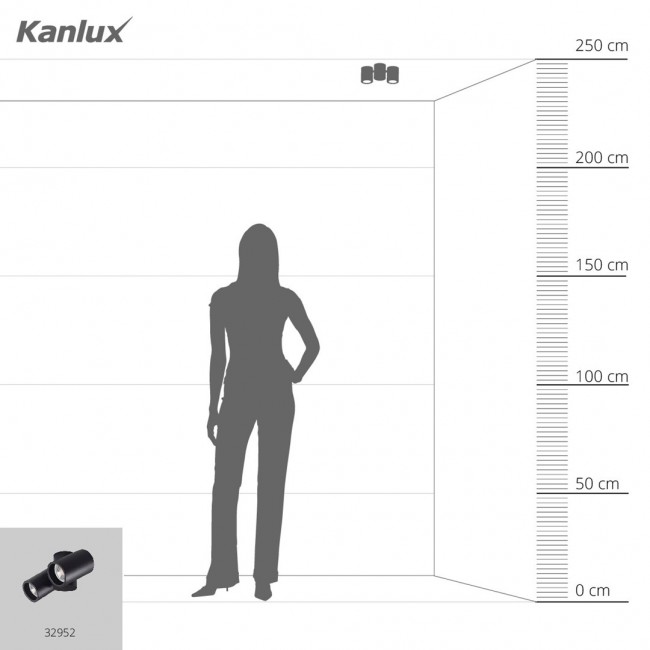 Kanlux S.A. 32952 ceiling lighting GU10