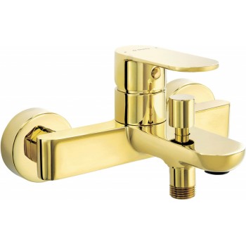 Wall-mounted bathtub mixer