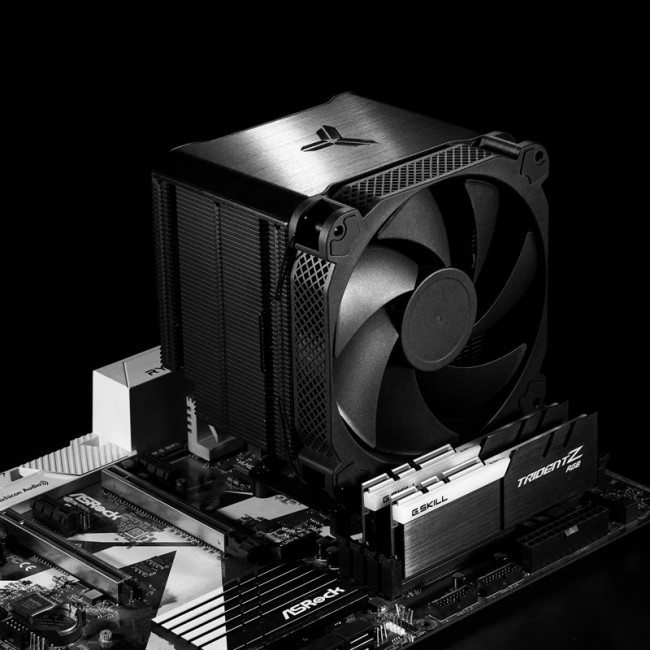 Jonsbo HX6250 Processor Heatsink/Radiator 14 cm Black 1 pc(s)