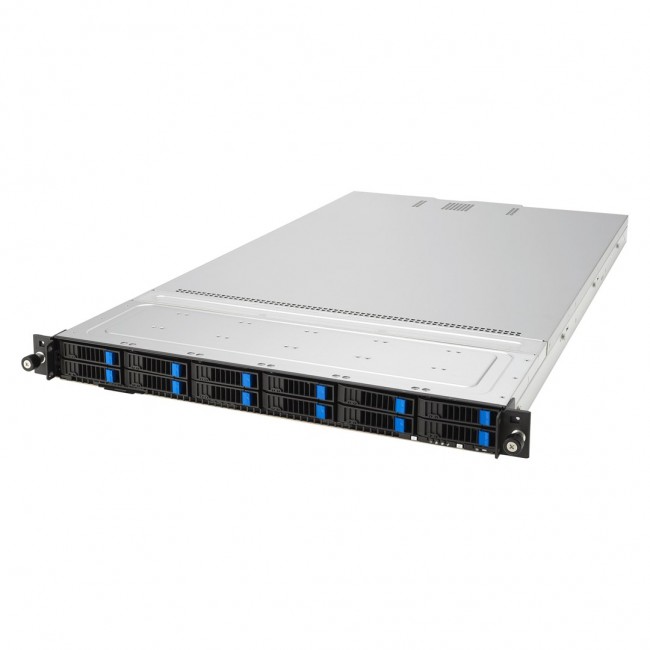 ASUS RS700A-E12-RS12U Socket SP5 Rack (1U) Black, Steel ASUS RS700A-E12-RS12U Socket SP5 Rack (1U) Black, Steel