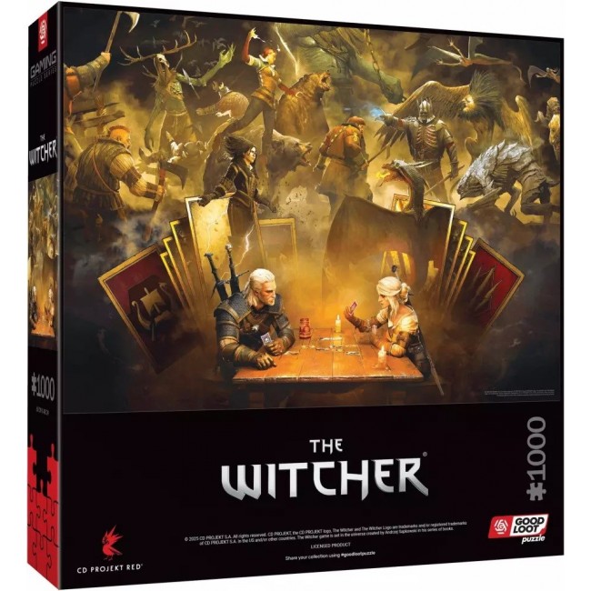 Puzzle Good Loot Gaming - The Witcher: Playing Gwent 1000 pc(s) Puzzle Good Loot Gaming - The Witcher: Playing Gwent 1000 pc(s)