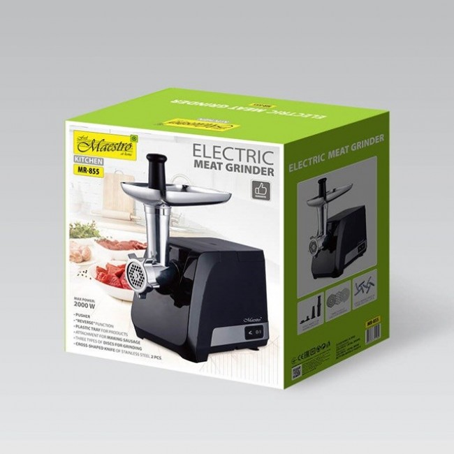 Maestro MR-855 Meat Grinder 2000 W Black