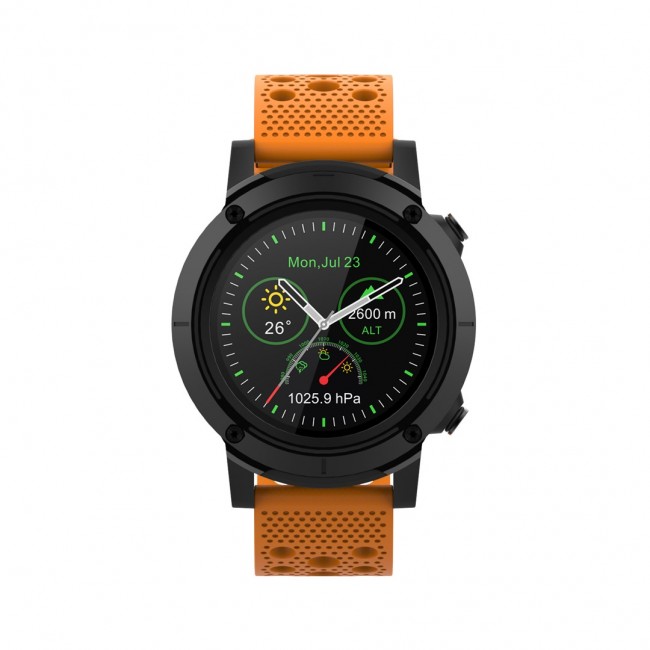 BT Smartwatch Denver SW-510 GPS Black with Orange Strap
