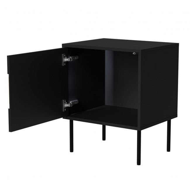 Cama INSERTO bedside cabinet, 2 pcs, 50x40x61.5 cm, black + LED Cama INSERTO bedside cabinet, 2 pcs, 50x40x61.5 cm, black + LED