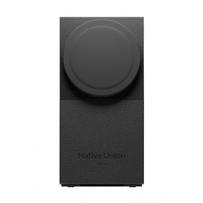 Native Union Rise 3-In-1 Qi2 Wireless Charger Intl Black. Power Supply included