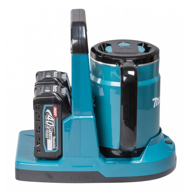 Makita KT001GZ electric kettle 0.8 L Black, Blue