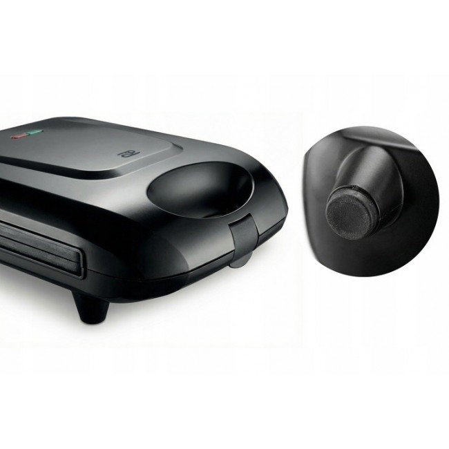 Promis STP 25 XXL sandwich maker, 4 toasts, 1400 W, black