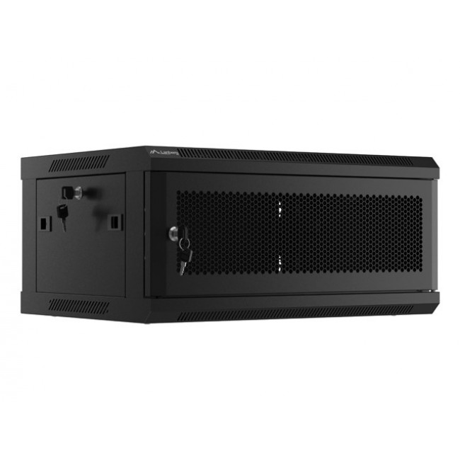 Lanberg WF01-6404-23B rack cabinet 4U Wall mounted rack Black