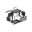 Lanberg WF01-6612-23B rack cabinet 12U Wall mounted rack Black Lanberg WF01-6612-23B rack cabinet 12U Wall mounted rack Black