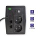 Qoltec 53977 Uninterruptible Power Supply | Monolith | 450VA | 240W | LCD | USB | RJ45