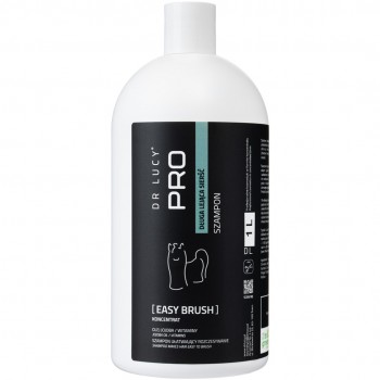 DR LUCY - PRO EASY BRUSH 1L - SHAMPOO TO MAKE LONG, FLOWING COAT EASIER TO BRUSH