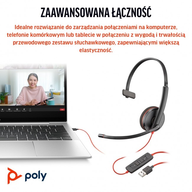 Poly Blackwire 3210 - headset