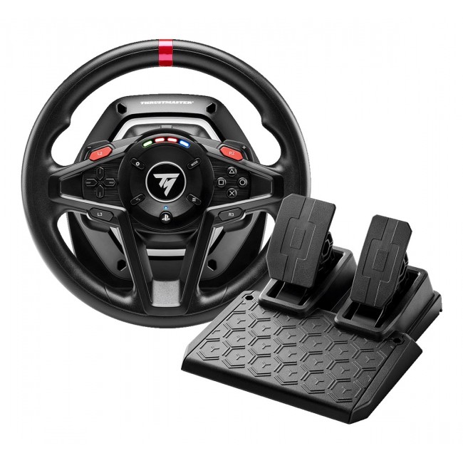 Thrustmaster T128 SimTask Farming Pack Black USB Steering wheel + pedals + shifter Analogue / Digital PC, PlayStation 4, PlayStation 5
