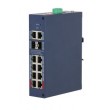 Dahua Technology CHS4212-8GT-110 network switch Managed L2 Gigabit Ethernet (10/100/1000) Power over Ethernet (PoE) Desktop Blue