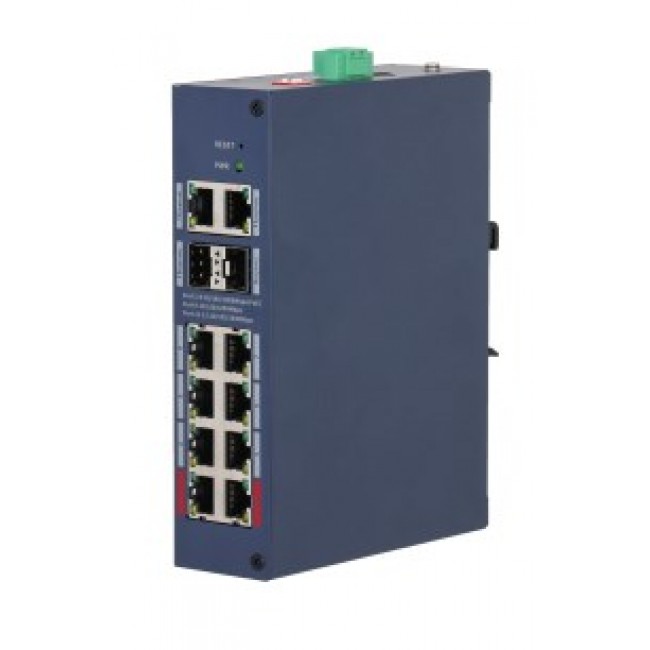 Dahua Technology CHS4212-8GT-110 network switch Managed L2 Gigabit Ethernet (10/100/1000) Power over Ethernet (PoE) Desktop Blue
