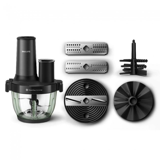 Philips 5000 series HR1507/00 electric food chopper 2 L 650 W Black