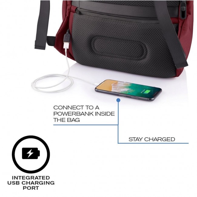 XD DESIGN ANTI-THEFT BACKPACK BOBBY SOFT RED P/N: P705.794 XD DESIGN ANTI-THEFT BACKPACK BOBBY SOFT RED P/N: P705.794