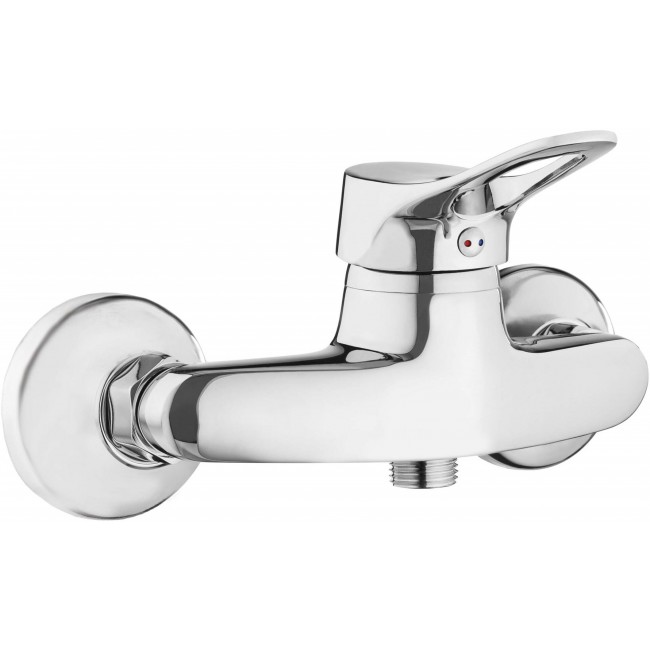 Wall-mounted shower faucet