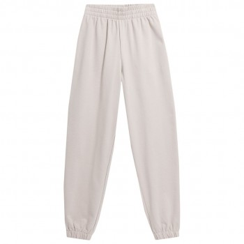 Women's trousers 4F F147 beige 4FSS23TTROF147 83S L