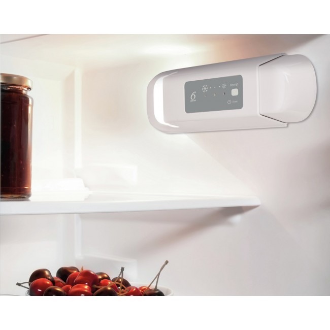 Whirlpool WBUF011 combi-fridge Built-in 126 L E Grey
