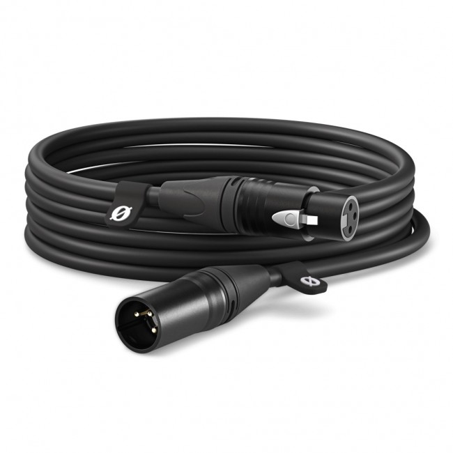 R DE XLR audio cable 6 m Black