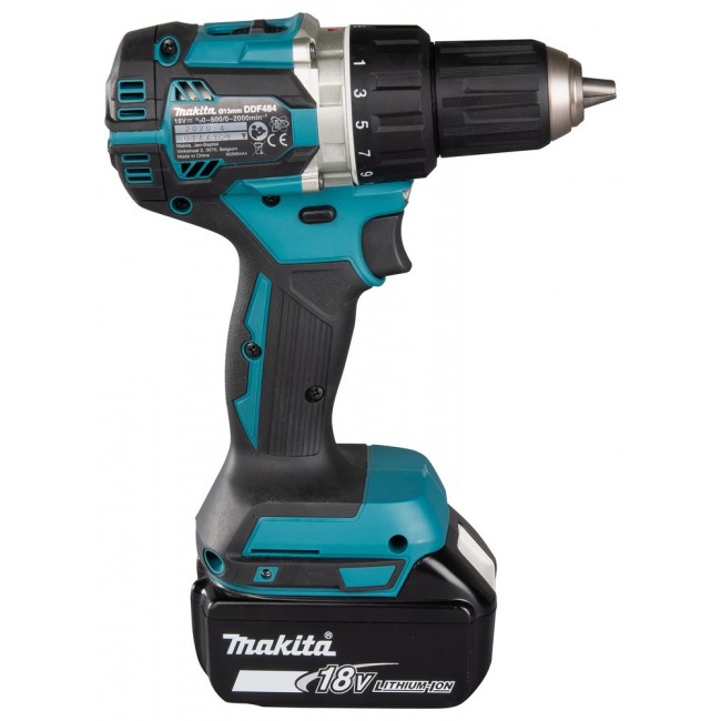 Makita DDF484RFJ drill 2000 RPM 1.8 kg Black, Blue