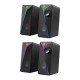 PC Speakers 2.0 DEFENDER J5 2.0 6W LED USB black