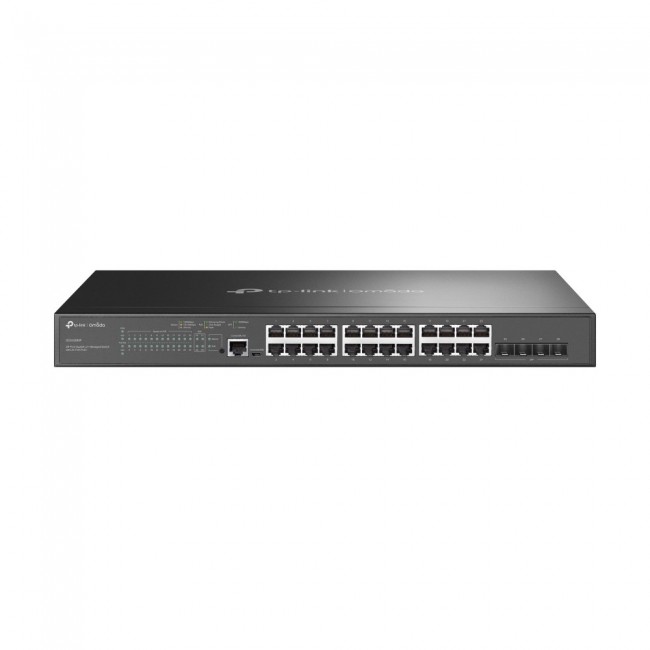 TP-Link Omada 28-Port Gigabit L2+ Managed Switch with 24-Port PoE+ TP-Link Omada 28-Port Gigabit L2+ Managed Switch with 24-Port PoE+