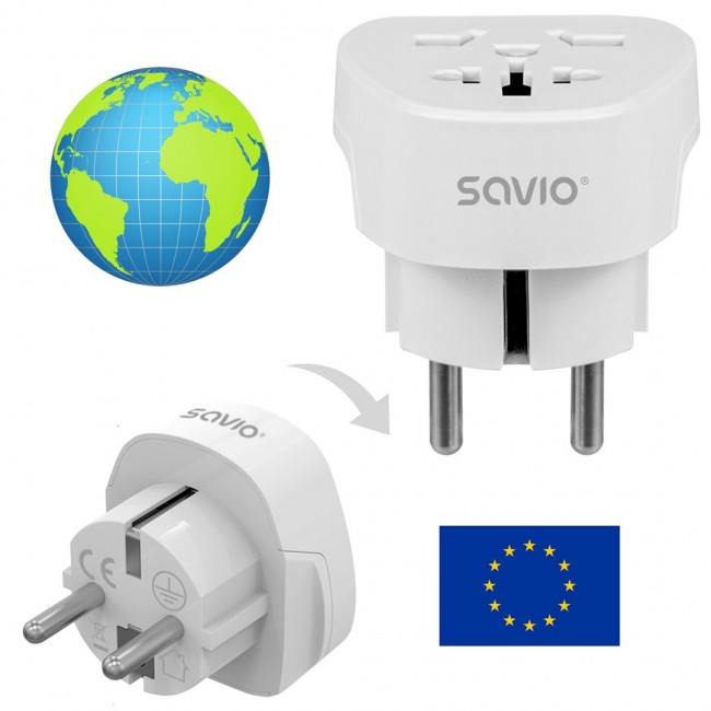 Savio AP-06 power adapter/inverter Universal 3750 W White