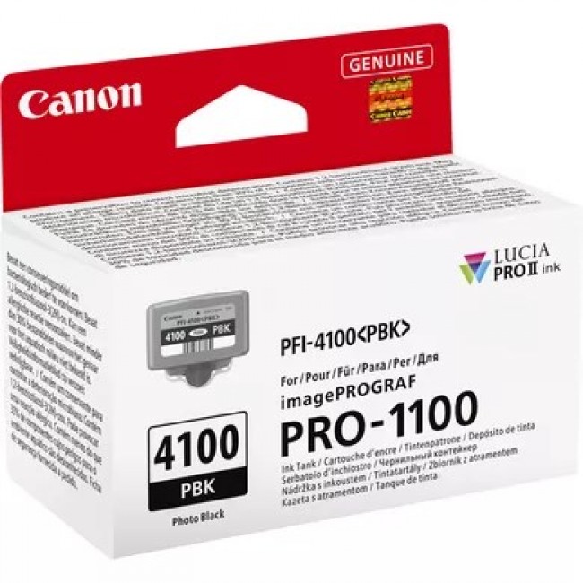 Canon LUCIA PRO II ink cartridge 1 pc(s) Original Standard Yield Photo black Canon LUCIA PRO II ink cartridge 1 pc(s) Original Standard Yield Photo black