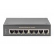 Digitus 8 port Gigabit Ethernet network switch, industrial, unmanaged