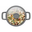 BergHOFF 3950593 soup pot 4.4 L Black Aluminium, Glass, Silicone