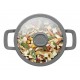 BergHOFF 3950593 soup pot 4.4 L Black Aluminium, Glass, Silicone