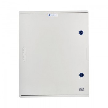 Switchgear attached AC hermetic IP66 EMITTER with AC Dehn surge protective device type 2, 100A 3F, FR 100A, syg, faz
