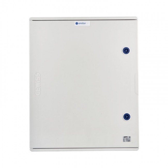 Switchgear attached AC hermetic IP66 EMITTER with AC Dehn surge protective device type 2, 100A 3F, FR 100A, syg, faz