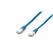 Equip Cat.6A Platinum S/FTP Patch Cable, 20m, Blue
