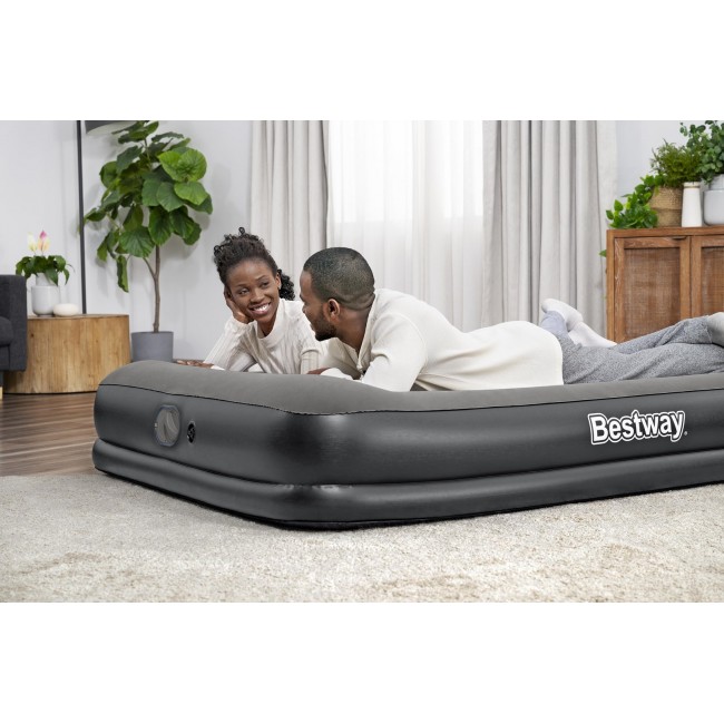 Bestway Tritech Queen Air Mattress with Built-in USB Pump 2.03 m x 1.52 m x 36 cm Bestway Tritech Queen Air Mattress with Built-in USB Pump 2.03 m x 1.52 m x 36 cm