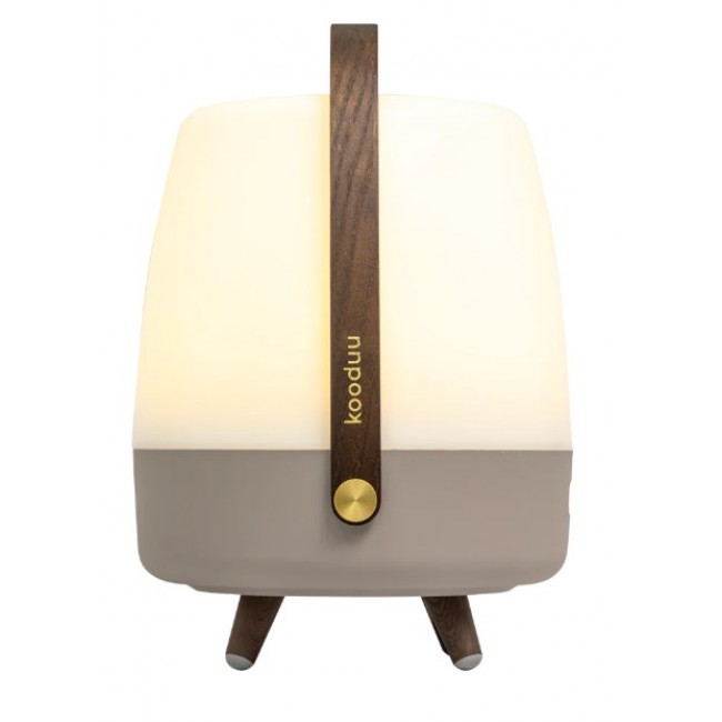 Kooduu Lite-up Play 2.0 Mono portable speaker Beige, White, Wood 10 W