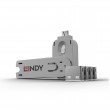 Lindy USB Port Blocker - Pack of 4, Colour Code: White Lindy USB Port Blocker - Pack of 4, Colour Code: White