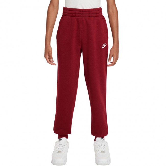 Spodnie dla dzieci Nike Sportswear Club Fleece czerwone FD3008 608 XS Spodnie dla dzieci Nike Sportswear Club Fleece czerwone FD3008 608 XS