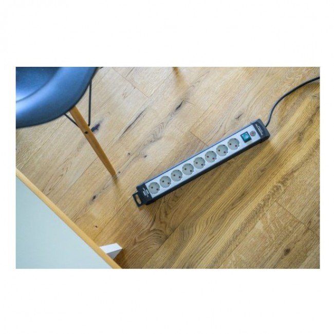 Brennenstuhl 1951580101 Regleta, 230 V, Negro y Gris Claro, 49 cm power extension 5 m 8 AC outlet(s) Indoor Black, Light Green Brennenstuhl 1951580101 Regleta, 230 V, Negro y Gris Claro, 49 cm power extension 5 m 8 AC outlet(s) Indoor Black, Light Green